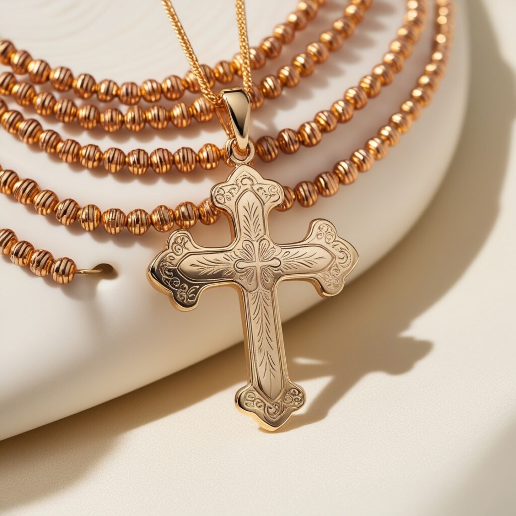 Gold Cross Necklace